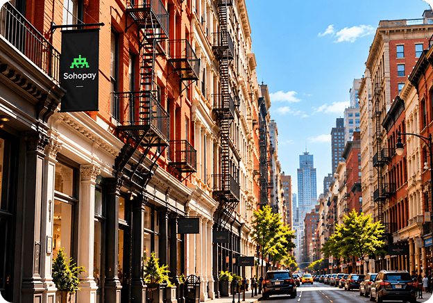 SoHo, New York City historic cast-iron street